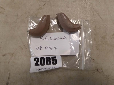 Lot 2085 - A pair of Resound UP977 Digital hearing aids