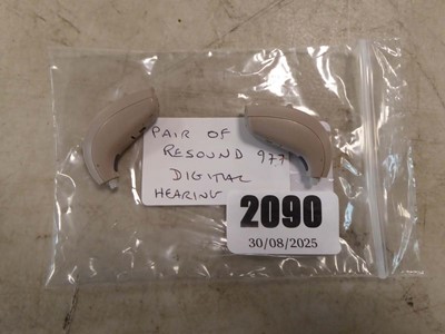 Lot 2090 - A pair of Resound UP977 Digital hearing aids