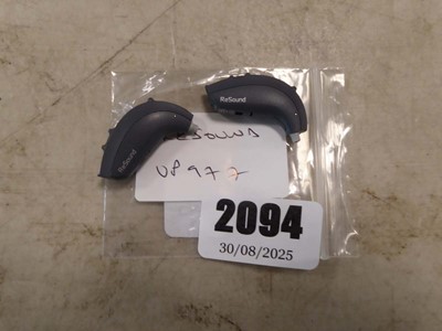 Lot 2094 - A pair of Resound UP977 Digital hearing aids
