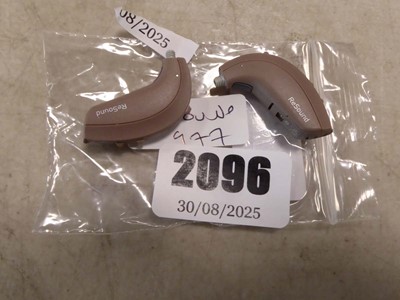 Lot 2096 - A pair of Resound UP977 Digital hearing aids