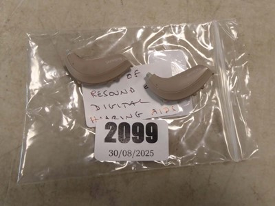 Lot 2099 - A pair of Resound UP977 Digital hearing aids