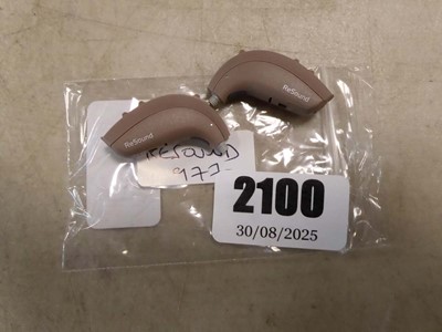 Lot 2100 - A pair of Resound UP977 Digital hearing aids
