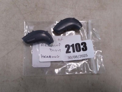 Lot 2103 - A pair of Resound UP977 Digital hearing aids