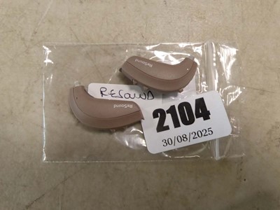 Lot 2104 - A pair of Resound UP977 Digital hearing aids
