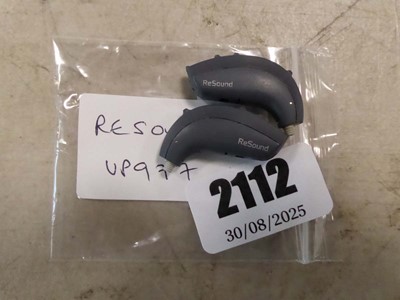 Lot 2112 - A pair of Resound UP977 Digital hearing aids