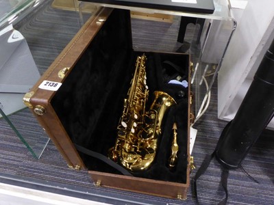 Lot 2138 - An Arbiter Jazz Saxophone in a case