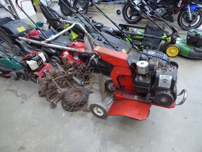 Lot 4281 - Wolseley Centaur petrol rotavator with Briggs...