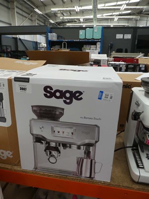 Lot 3007 - Sage Barista Touch coffee machine