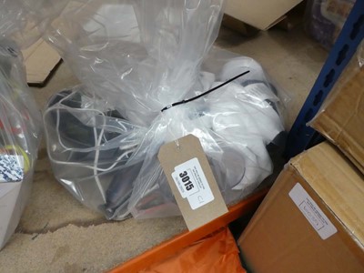 Lot 3015 - Bag containing massage gun, loose Waterpik...