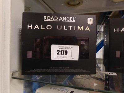 Lot 2179 - Boxed Road Angel Halo Ultimate 4k dual dashcam