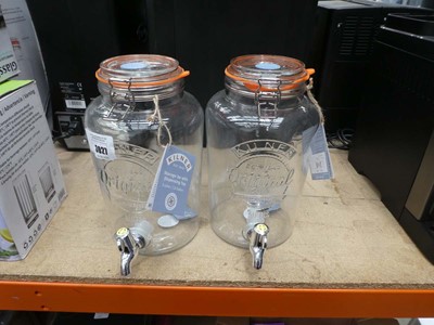 Lot 3027 - Two Kilner 5l storage jars