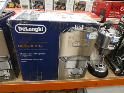 Lot 3034 - Delonghi Dedica Arte espresso and cappuccino...