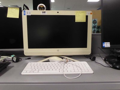 Lot 2197 - HP A10-20-C000NA all in one pc with AMD E27110...