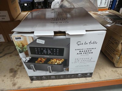 Lot 3046 - Dual basket air fryer