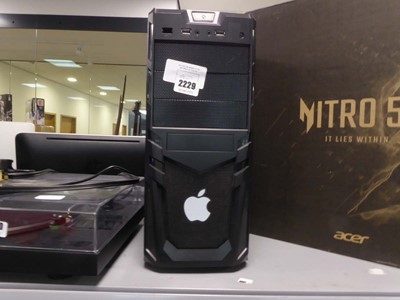 Lot 2229 - PC tower for spares and repairs
