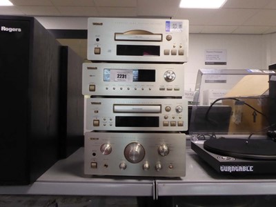 Lot 2231 - Teac music system incorporating an amplifier...