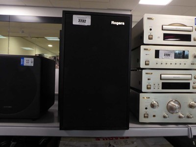 Lot 2232 - Pair of Rogers speakers model LS4A