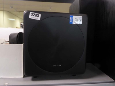 Lot 2233 - Samsung SWAW500 sub woofer