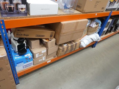 Lot 3077 - Bay of mixed items to include Andrex wipes,...