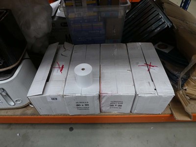 Lot 3079 - Four boxes of till roll