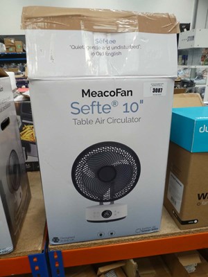 Lot 3087 - Meaco 10in table air circulator fan