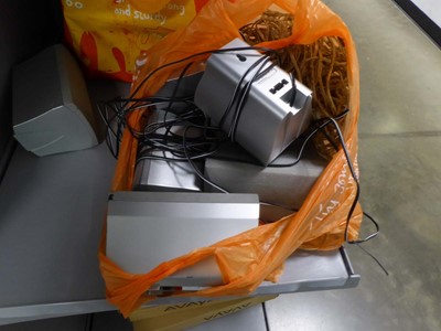 Lot 2205 - Bag containing a selection of speakers