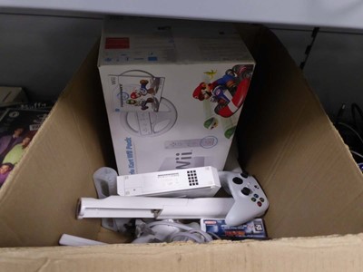 Lot 2211 - Nintendo Wii with controllers, games, Mario...