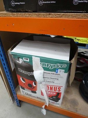 Lot 3109 - Henry Micro vacuum vacuum cleaner, with boxed...