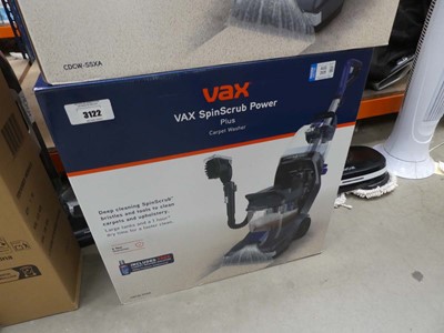 Lot 3122 - Vax SpinScrub Power Plus carpet washer