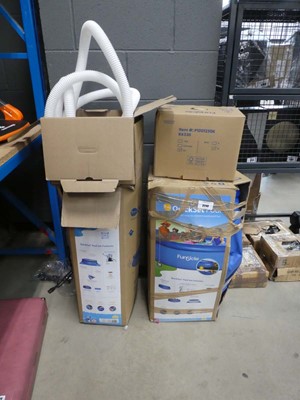 Lot 3240 - 2 fun slide quick set swimming pools
