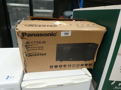 Lot 3133 - Panasonic inverter microwave oven