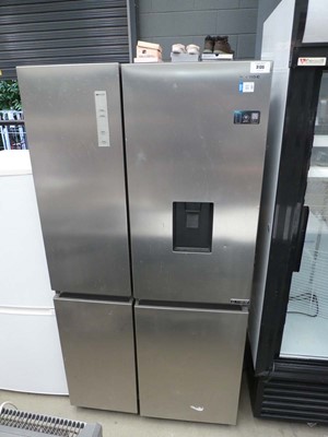 Lot 3135 - Hisense inverter American style fridge freezer