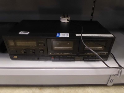 Lot 2269 - JVC stereo double cassette deck TDW106