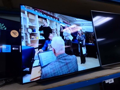 Lot 2275 - LG 55in OLED TV model OLED55CXSLB with stand...