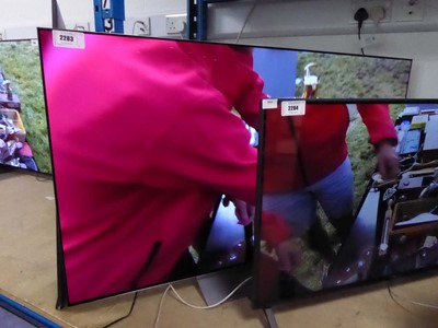 Lot 2283 - LG 55in OLED TV model OLED55C26LD with stand...