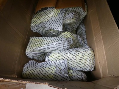 Lot 3253 - Box of football training equipment