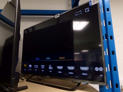 Lot 2296 - Bush 32in TV model VL32HDLED-D with stand and...