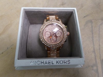 Lot 2312 - Michael Kors MK1756 sub-dial wristwatch in box