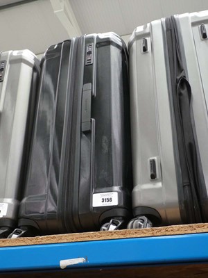 Lot 3156 - Two piece hard shelled Samsonite suitcase set