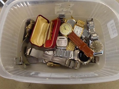 Lot 2331 - Box containing various watches