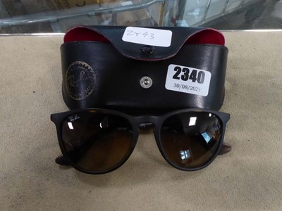 Lot 2340 - Pair of Ray-Ban sunglasses in case