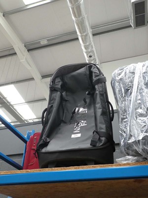 Lot 3165 - Black Northface large roller duffel bag