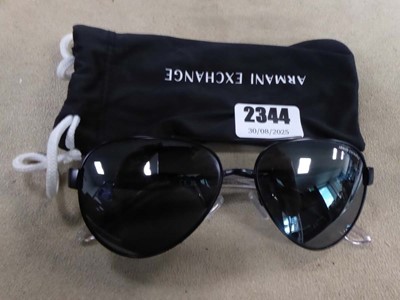 Lot 2344 - Pair of Armani Exchange sunglasses in case