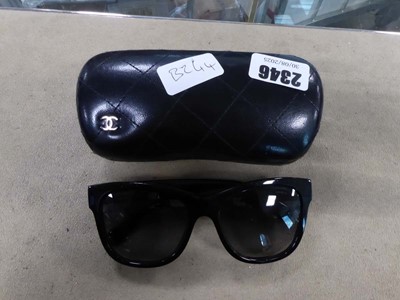 Lot 2346 - Pair of Chanel ladies sunglasses in case