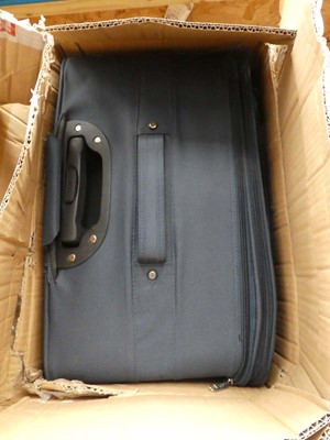 Lot 3172 - Large fabric DK suitcase