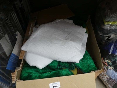 Lot 3184 - A box of dragon, sheepdog adult costumes