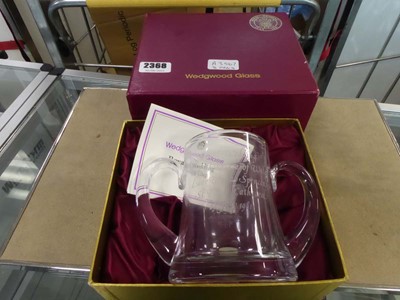 Lot 2368 - Wedgwood glassware Royal Wedding loving cup...