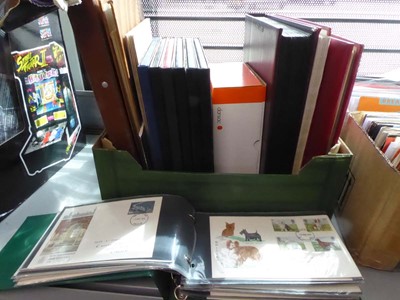 Lot 2384 - Box containing stamps and first day covers