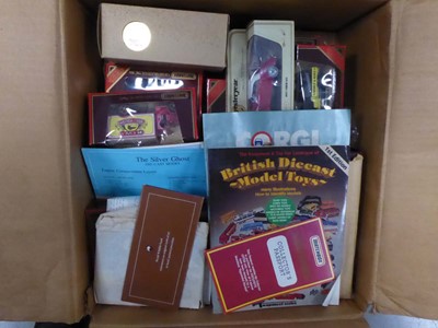 Lot 2395 - Box containing various diecast vehicles