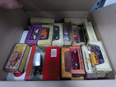 Lot 2444 - A box of various diecast vehicles